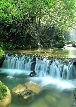Waterfall, Nature, Sustainability