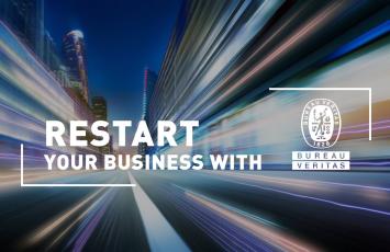 Restart your business with Bureau Veritas Logo